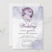 All in One Wedding Celestial Full Moon Amethyst I Kaart (Voorkant)