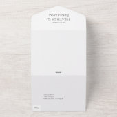 All in one Wedding Invitation Template All In One Uitnodiging (Buitenkant)