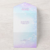 All in One Wedding Nodig Nautische thema verjaarda All In One Uitnodiging (Buitenkant)