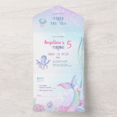 All in One Wedding Nodig Nautische thema verjaarda Uitnodiging (Binnen)