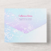 All in One Wedding Nodig Nautische thema verjaarda Uitnodiging (Achterkant)