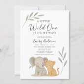 All in One Wild One Baby Shower Kaart (Voorkant)