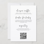 All in One Wild One Baby Shower Kaart (Achterkant)