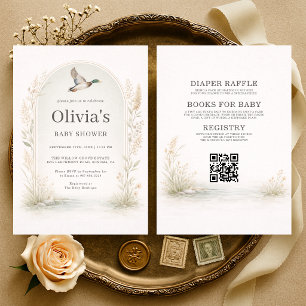 All in One Wilde Eend Baby Shower Kaart