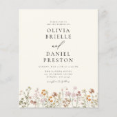 All in One Wildflower QR Code Tuin Bruiloft (Voorkant)