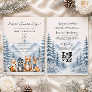 All in One Winter Avontuur Begint Baby Borrel Kaart