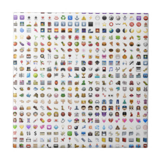 All iPhone / iOS emojis Tegeltje