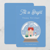 All is bright bedankkaart (Voorkant / Achterkant)