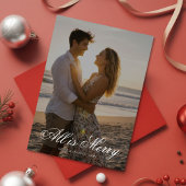 All Is Bright – Couple by the Tree Holiday Card Feestdagenkaart