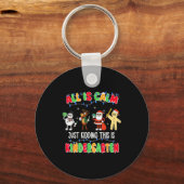 All Is Calm Just Kidding This Is Kindergarten Chri Sleutelhanger (Voorkant)