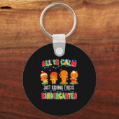 All Is Calm Just Kidding This Is Kindergarten Chri Sleutelhanger (Voorkant)