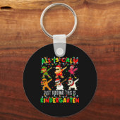 All Is Calm Just Kidding This Is Kindergarten Chri Sleutelhanger (Voorkant)