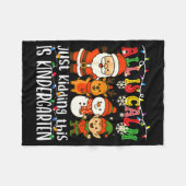 All Is Calm Just Kidding This Is Kindergarten Xmas Fleece Deken (Voorkant (Horizontaal))