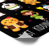 All Is Calm Kindergarten Teacher Christmas Teach M Poster (Hoek)