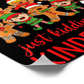 All Is Calm This Is Kindergarten Gingerbread Chris Poster (Hoek)