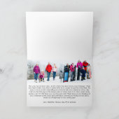 All is Not Calm Funny Holiday Photo Card Feestdagen Kaart (Binnen)