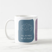All is Well Be at Peace Motivational Koffiemok (Links)