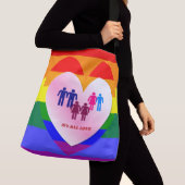 All Love Pride Heart Couples Crossbody Tas (Dichtbij)