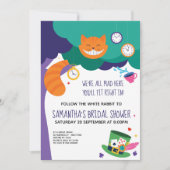 All Mad Alice in Wonderland Vrijgezellenfeest Kaart (Voorkant)