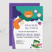 All Mad Alice in Wonderland Vrijgezellenfeest Kaart (Voorkant / Achterkant)