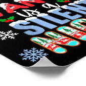 All Mama Wants Is A Silent Night Funny Mom Christm Poster (Hoek)