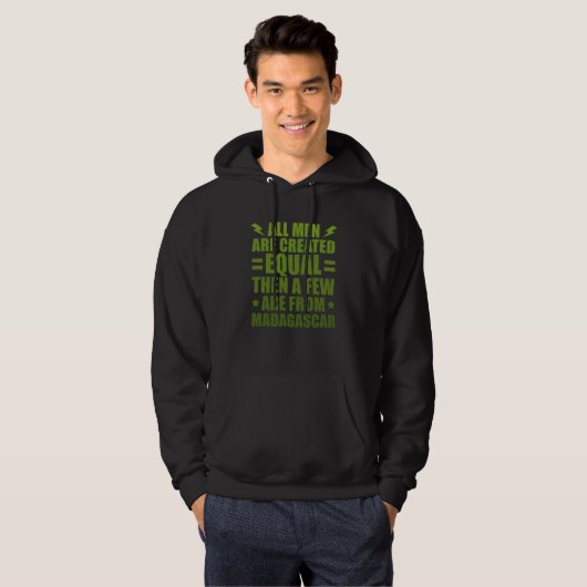 All Men Are Created Equal Albanian Humor Albania Hoodie (Voorkant volledig)