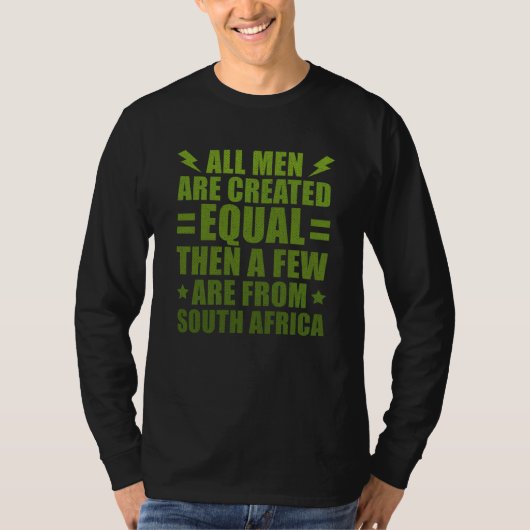 All Men Are Created Equal Armenian Hayq Humor Arme T-shirt (Voorkant)