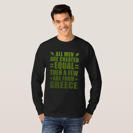 All Men Are Created Equal Panamanian Humor Panama T-shirt (Voorkant volledig)
