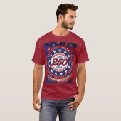 All Men Are Created Graphics Fireworks Clouds RWB T-shirt (Voorkant volledig)