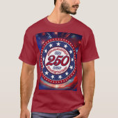 All Men Are Created Graphics Fireworks Clouds RWB T-shirt (Voorkant)