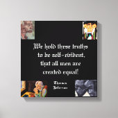 ALL MEN ARE EQUAL  CANVAS AFDRUK (Voorkant)