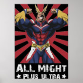 ALL MIGHT PLUS ULTRA POSTER (Voorkant)