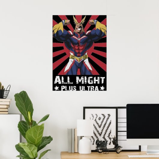 ALL MIGHT PLUS ULTRA POSTER (Thuiskantoor)