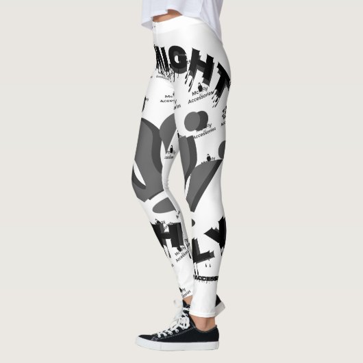 All Mighty She Fly Leggings (Links)