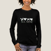 ALL MINE XOXO Valentine Shirt - Minimal Love Desig (Voorkant)