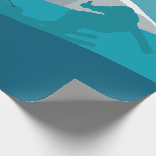 All Mountain Skiing Cadeaupapier (Hoek)