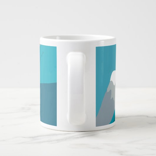 All Mountain Skiing Grote Koffiekop (Achterkant)