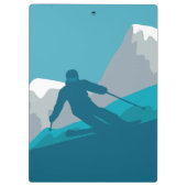 All Mountain Skiing Klembord (Achterkant)