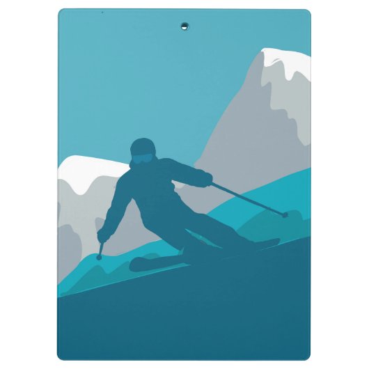 All Mountain Skiing Klembord (Achterkant)