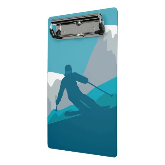 All Mountain Skiing Mini Klembord (Angled2)