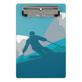 All Mountain Skiing Mini Klembord (Voorkant)