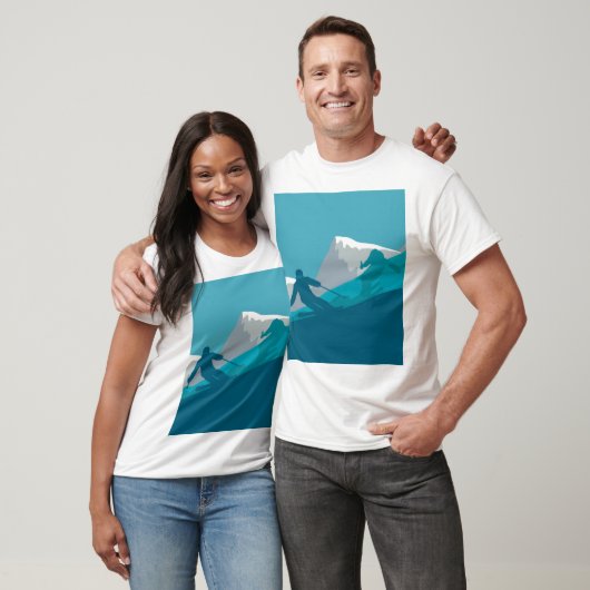 All Mountain Skiing T-shirt (Unisex)