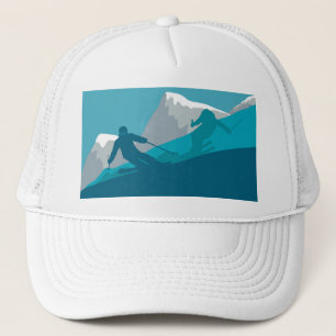 All Mountain Skiing Trucker Pet