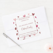 All My Love Valentine – Romantic Pink Candle Label (Envelop)