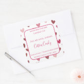 All My Love Valentine – Romantic Pink Candle Label (Envelop)