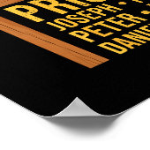 All My Role Models Went To Prison Funny Christian Poster (Hoek)