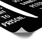 All My Role Models Went To Prison Jesus Paul Bible Poster (Hoek)