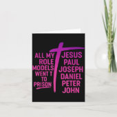 All My Role Models Went To Prison Jesus Paul Josep Kaart (Voorkant)