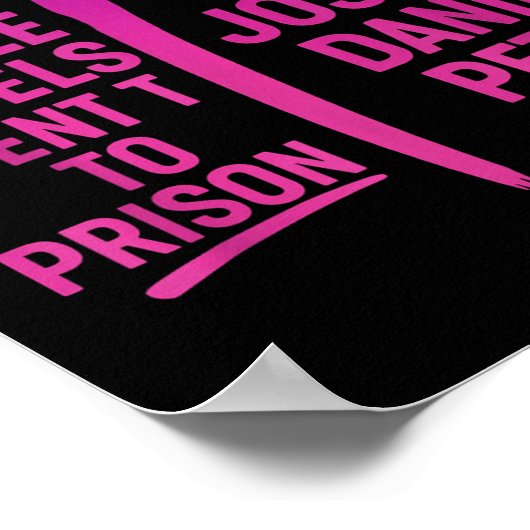 All My Role Models Went To Prison Jesus Paul Josep Poster (Hoek)