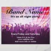 All Night PartyConcert Flyer (Achterkant)